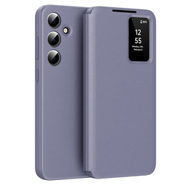Husă cu clapetă pentru Samsung Galaxy S24 FE, Smart View Wallet, lavanda