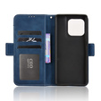 Cu clapetă pentru Motorola Edge 60 / 60 Fusion, Card Slot, albastru închis