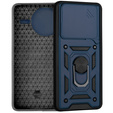 Husă blindată pentru Xiaomi Poco F7 Pro, CamShield Slide, albastru