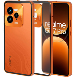 Carcasă pentru Realme GT 7 Pro, Frame Case, portocaliu