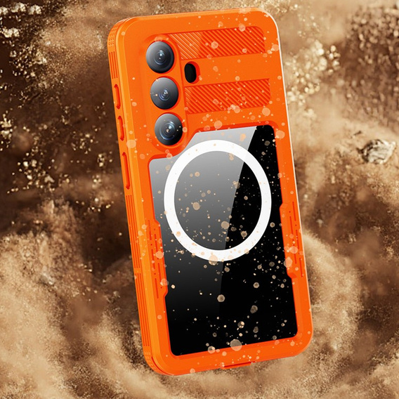Husă impermeabilă REDPEPPER pentru Samsung Galaxy S26, portocaliu