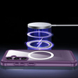 Carcasă pentru Samsung Galaxy S23 FE, Shockproof, cu folie pentru ecran, pentru MagSafe, violet