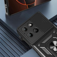 Husă blindată pentru Motorola Moto G15 / Motorola Moto G15 Power, CamShield Slide, negru
