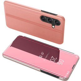 Huse pentru Samsung Galaxy A15, Clear View, negru + sticlă 9H