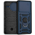 Husă blindată pentru Xiaomi Poco F7 Ultra, CamShield Slide, albastru