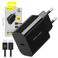 Blavec GaN4 45W USB-C PD/QC încărcător de rețea cu USB-C - cablu USB-C pentru dispozitive cu USB-C: smartphone-uri, tablete și laptopuri ușoare