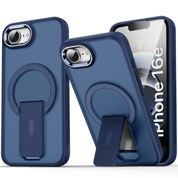 Husă pentru Iphone 16E, Kickstand Matt Case, pentru MagSafe, albastru