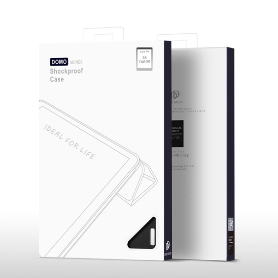 Husă pentru Samsung Galaxy Tab S9 11", Dux Ducis Domo, negru