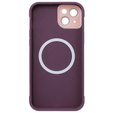 Husă pentru iPhone 15, ERBORD Armor Mag, maroon