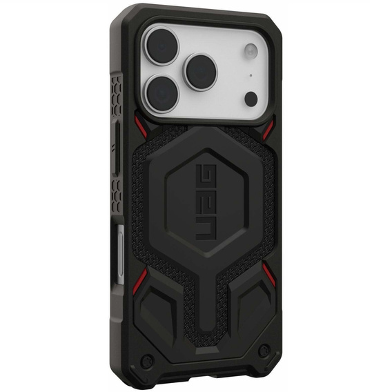 Carcasă Urban Armor Gear pentru iPhone 17 Pro Max, Monarch Pro Kevlar MagSafe, Kevlar Black