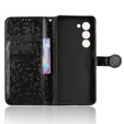 Husa cu clapetă pentru Oppo A5 5G / A5m, Wallet Rhombus, negru