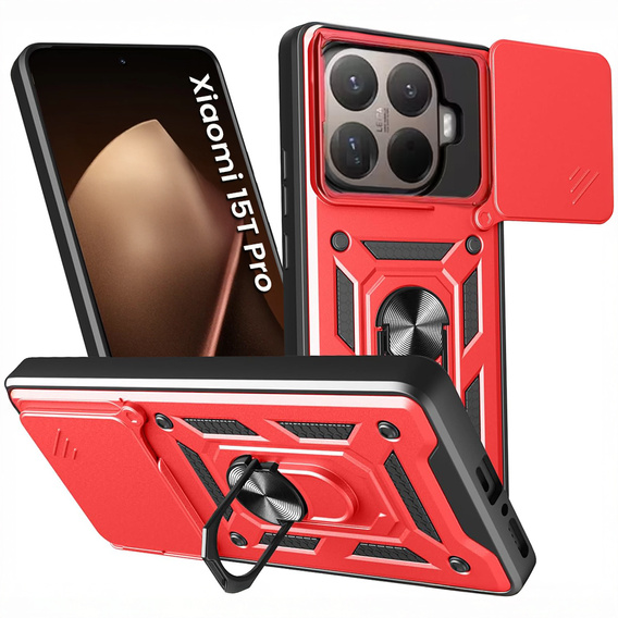 CamShield Slide carcasă blindată cu capac de cameră și inel pentru Xiaomi 15T Pro