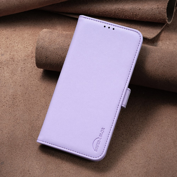 Husa cu clapetă pentru Xiaomi Redmi Note 13 5G, BINFEN Wallet, violet
