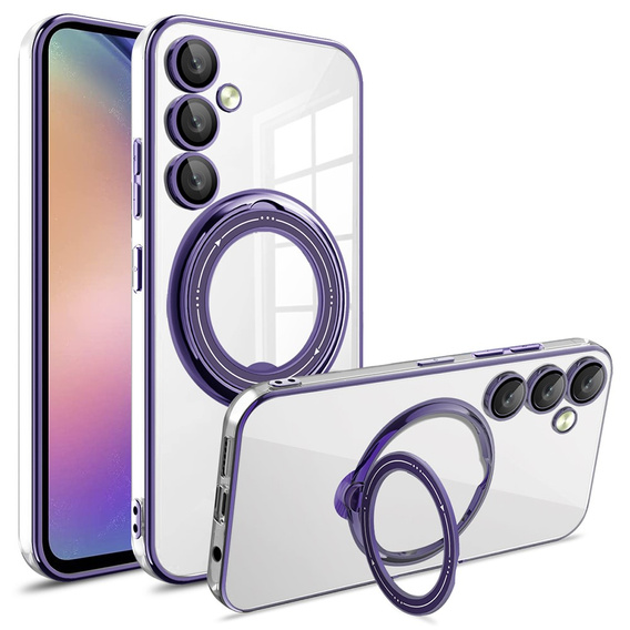 Carcasă magnetică pentru Samsung Galaxy A36 5G, pentru MagSafe, violet