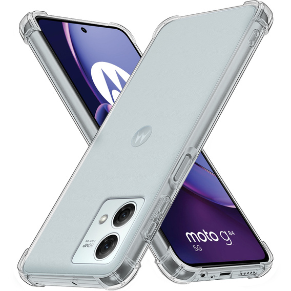 Huse pentru Motorola Moto G84 5G, Dropproof, transparentă