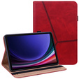 Husă pentru Samsung Galaxy Tab S10 Lite / S10 FE / S9 FE / S9, Classic, cu spațiu pentru stylus, roșu