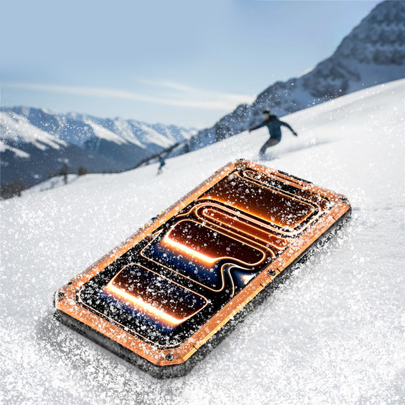 Carcasă impermeabilă IP68 pentru iPhone 17 Pro, portocaliu