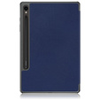 Husă pentru Samsung Galaxy Tab S9, Smartcase cu spațiu pentru stylus, albastru închis