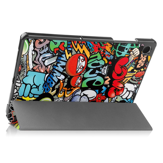 Husă pentru Samsung Galaxy Tab A9, Smartcase, graffiti