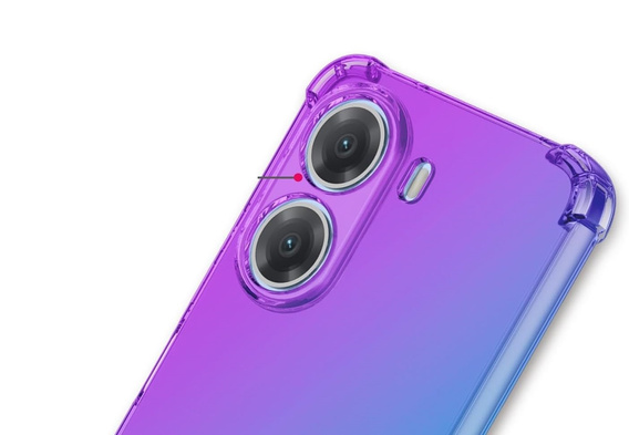 Husa pentru Xiaomi Poco X7 Pro 5G, Gradient Dropproof, Violet / albastru