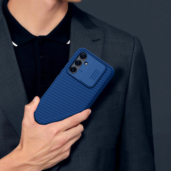 Carcasă blindată Nillkin pentru Samsung Galaxy A54 5G, CamShield Pro, albastru
