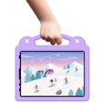 Husă pentru copii pentru iPad Air 10.9" 2022/2020 (5/4 gen.) / Pro 11" 2022/2021/2020 (4/3/2 gen.), Cute Patterns, cu suport, violet