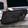 Husă blindată pentru Xiaomi Poco X7 Pro 5G, CamShield Slide, negru