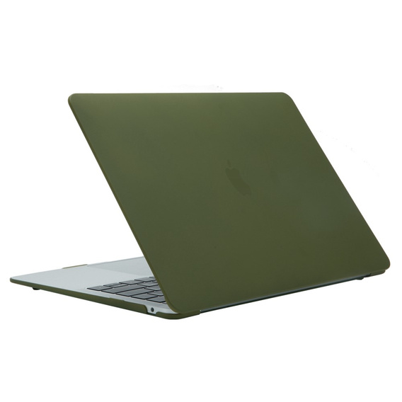 Husă pentru MacBook Air 13 A2337 M1 A2179 A1932, HardShell, verde