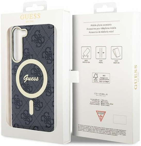 Husă GUESS Hardcase IML 4G MagSafe pentru Samsung Galaxy S23