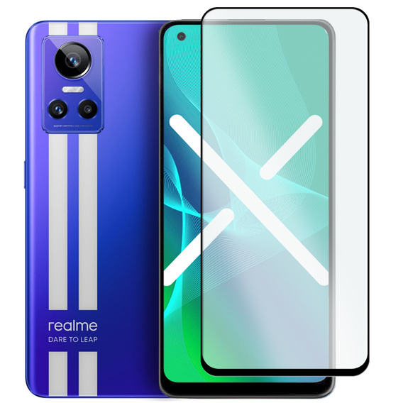 Sticlă călită 3D pentru Realme GT Neo 3, albastru