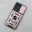 Husă blindată pentru Infinix Note 30 Pro, CamShield Slide, roz rose gold