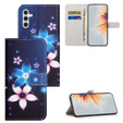 Cu clapetă pentru Samsung Galaxy M15 5G, Wallet, Blue Flower