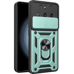 Husă blindată pentru Realme 11 Pro 5G / 11 Pro+ 5G, CamShield Slide, verde