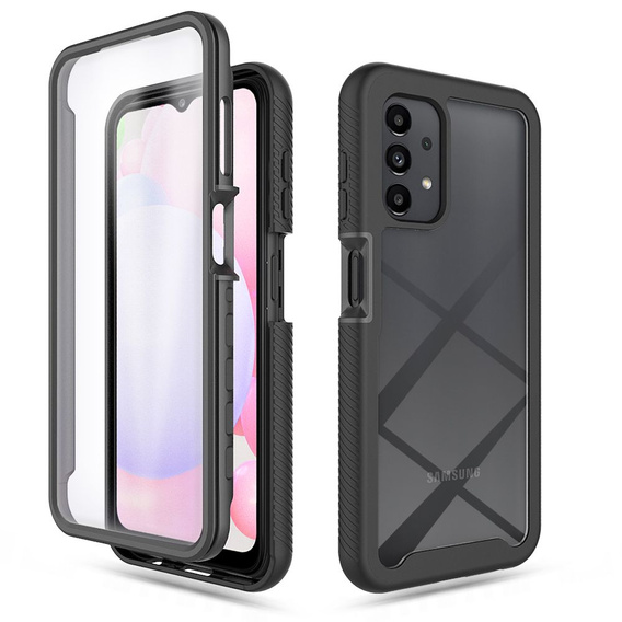 Carcasă pentru Samsung Galaxy A13 4G, Shockproof, cu folie, albastru