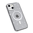Husă pentru iPhone 14 Plus, Glittery, pentru MagSafe, negru