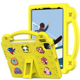 Husă pentru copii pentru iPad 10.9 2022 10 Gen, Cute Patterns, cu suport, galben