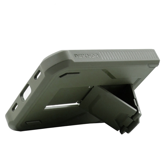 Husa blindată pentru Samsung Galaxy Z Flip 4 5G, Dexnor Clip Holder, verde