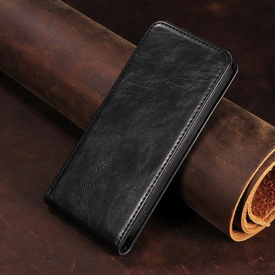 Cu clapetă pentru Samsung Galaxy S25, Flip, negru