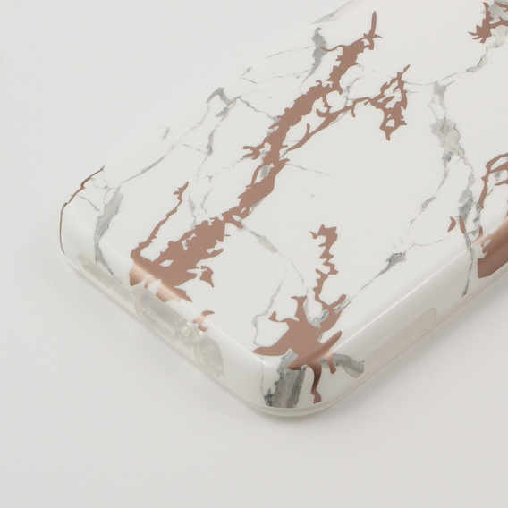 Huse pentru Samsung Galaxy A14 4G/5G, Suritch Full Body Marble, alb