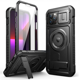 Husă blindată pentru iPhone 13 Pro Max, Dexnor CamProtect MagSafe, negru