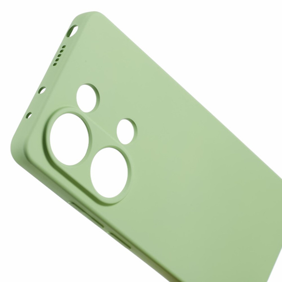 Husa pentru Xiaomi Redmi Note 13 Pro 4G / Xiaomi Redmi Note 14S / Xiaomi Poco M6 Pro 4G, Silicone Lite, verde