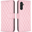 Cu clapetă pentru Samsung Galaxy A15, Wallet, BINFEN COLOR, roz