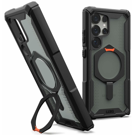 Carcasă Urban Armor Gear pentru Samsung Galaxy S25 Ultra, Plasma XTE MagSafe Kickstand, negru