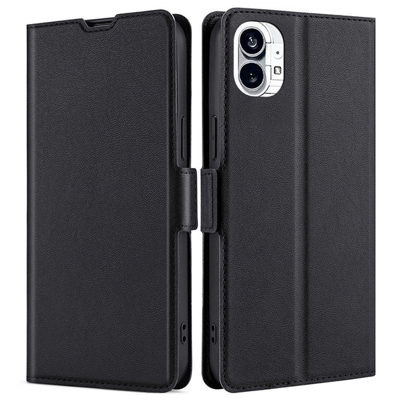 Cu clapetă pentru Nothing Phone 1 5G, Wallet Magnetic, negru