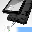 Husă blindată pentru Samsung Galaxy S25 Ultra, R-JUST, negru