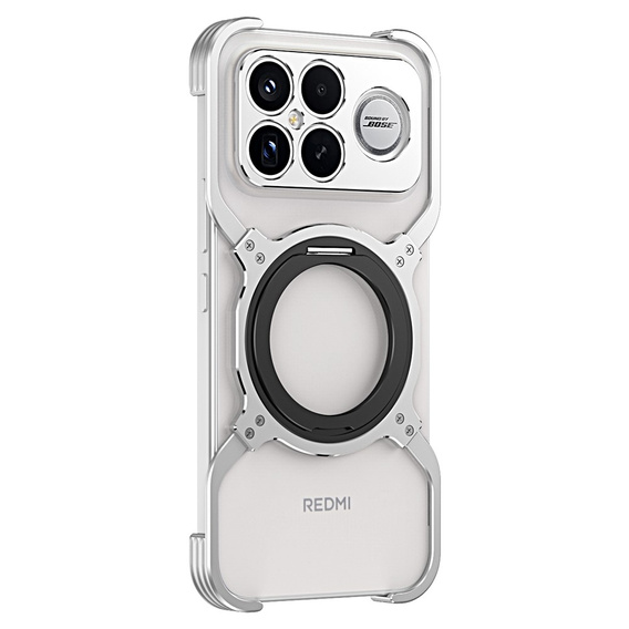 Carcasă metalică cu magnet și suport pentru Xiaomi Poco F8 Ultra