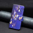 Cu clapetă pentru Xiaomi Redmi Note 13 5G, Wallet, Butterflies violet