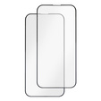 2x Sticlă temperată pentru iPhone 16e / 14 / 13 / 13 Pro, ERBORD Easy App Full Screen Protector