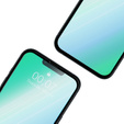 2x sticlă călită pentru iPhone 13 Pro Max, ERBORD 3D pentru întregul display