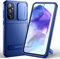 Husă pentru Samsung Galaxy A55 5G, Suritch Kickstand, albastru